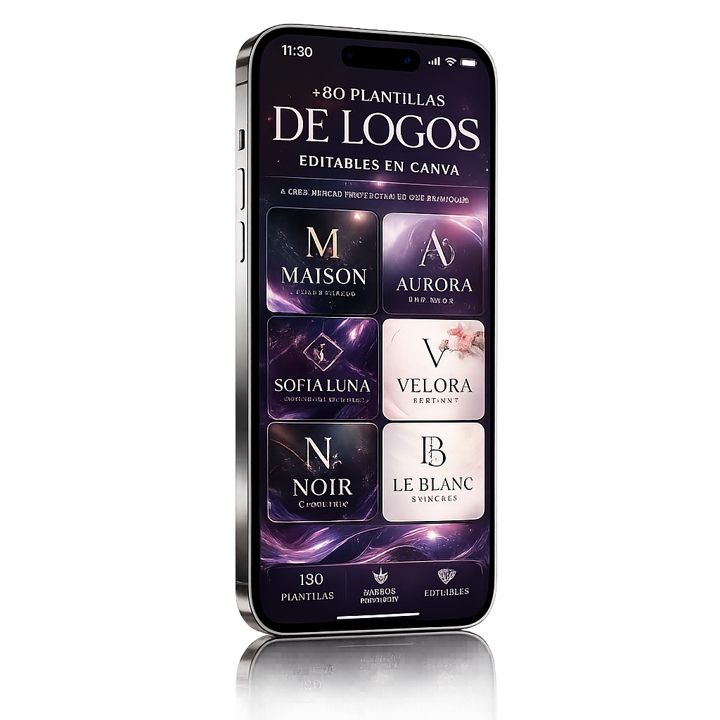 +80 plantillas de logos