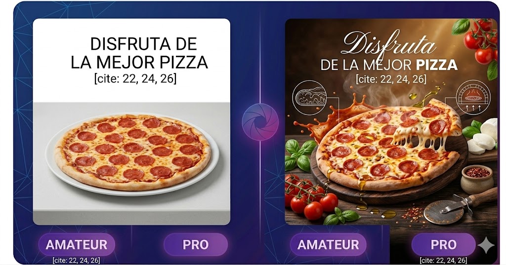 Comparativa amateur vs pro 2